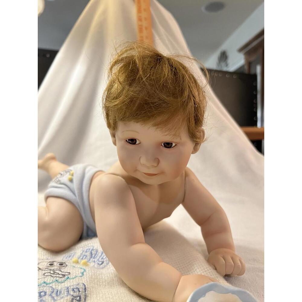 The Ashton-Drake Galleries "Snug as a Bug in a Rug" 17" Porcelain Doll 1994 CoA